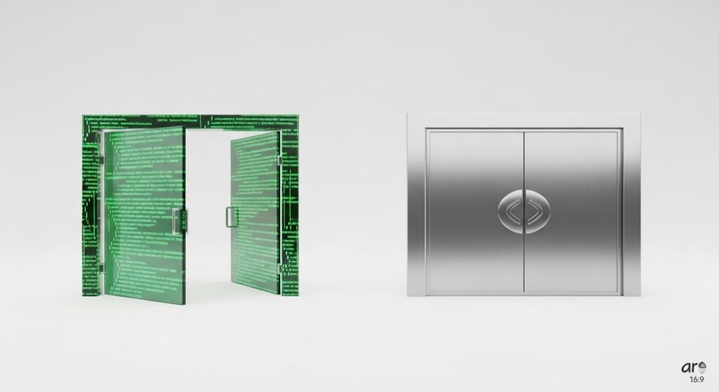 open source and closed ecosystem