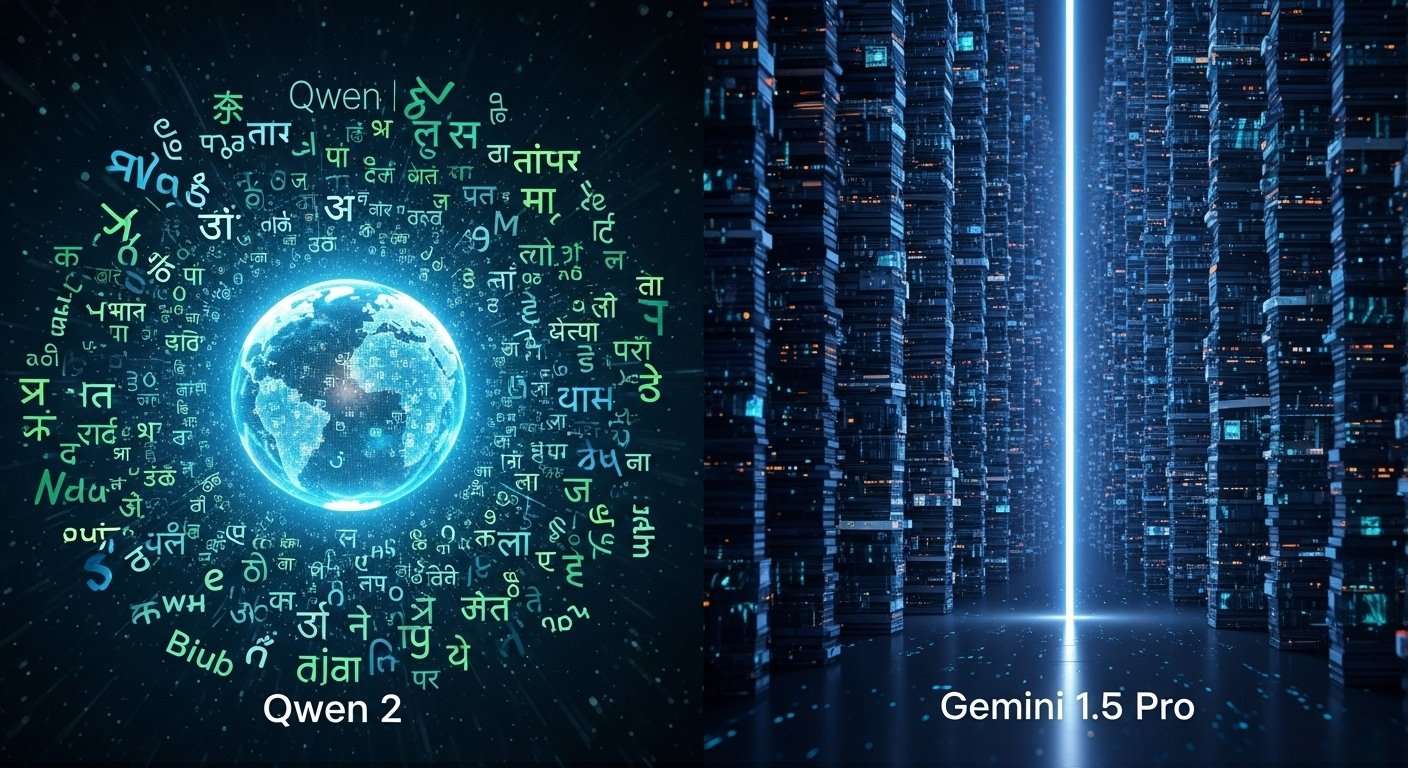 Qwen 2 vs Gemini 1.5 Pro